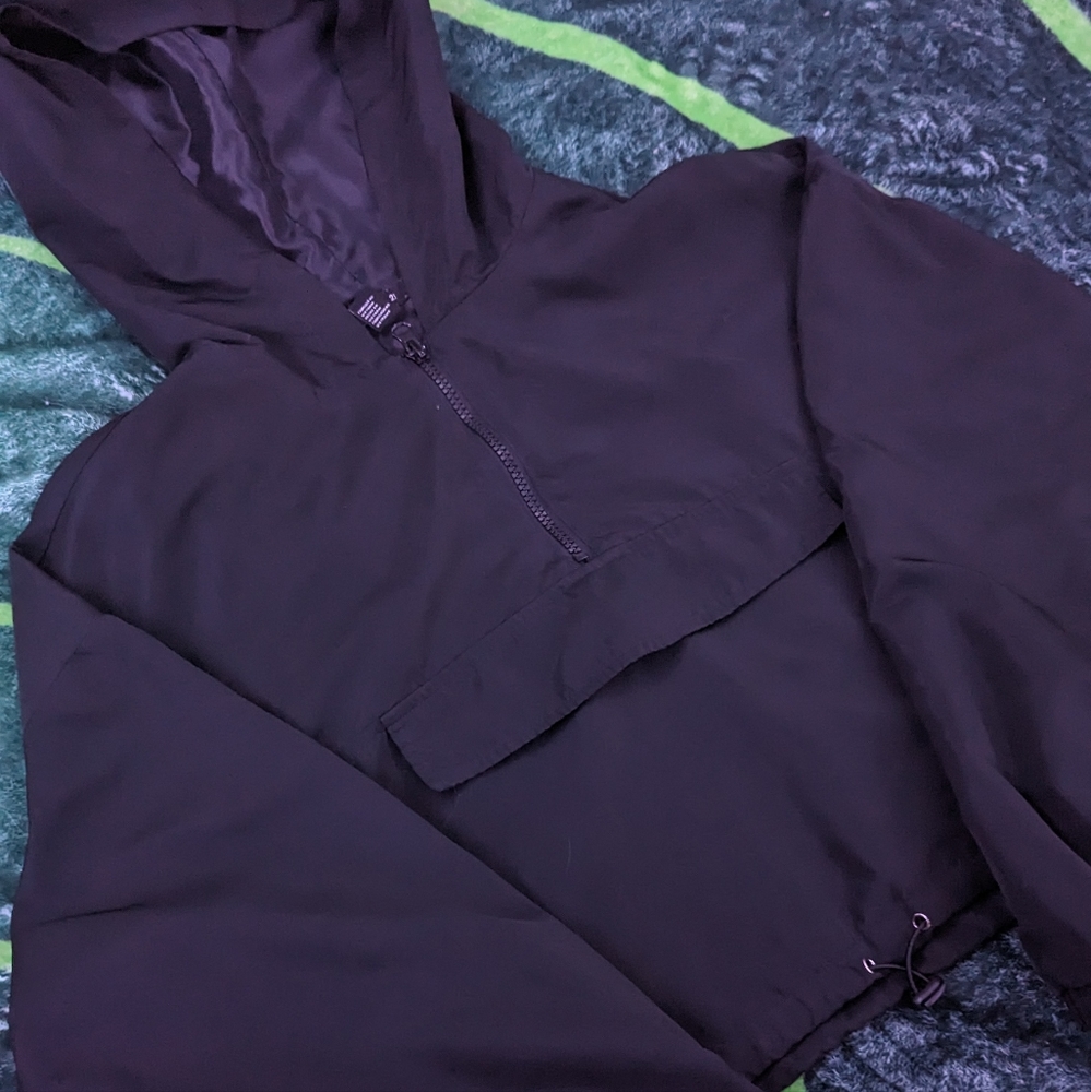 Forever 21 waterproof crop top jacket